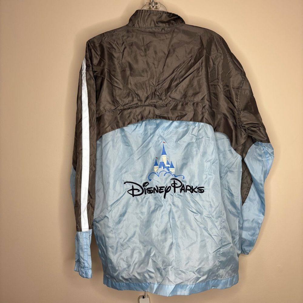 Disney parks Disneyland Windbreaker Pullover Jacket coat grey blue M/L vacation